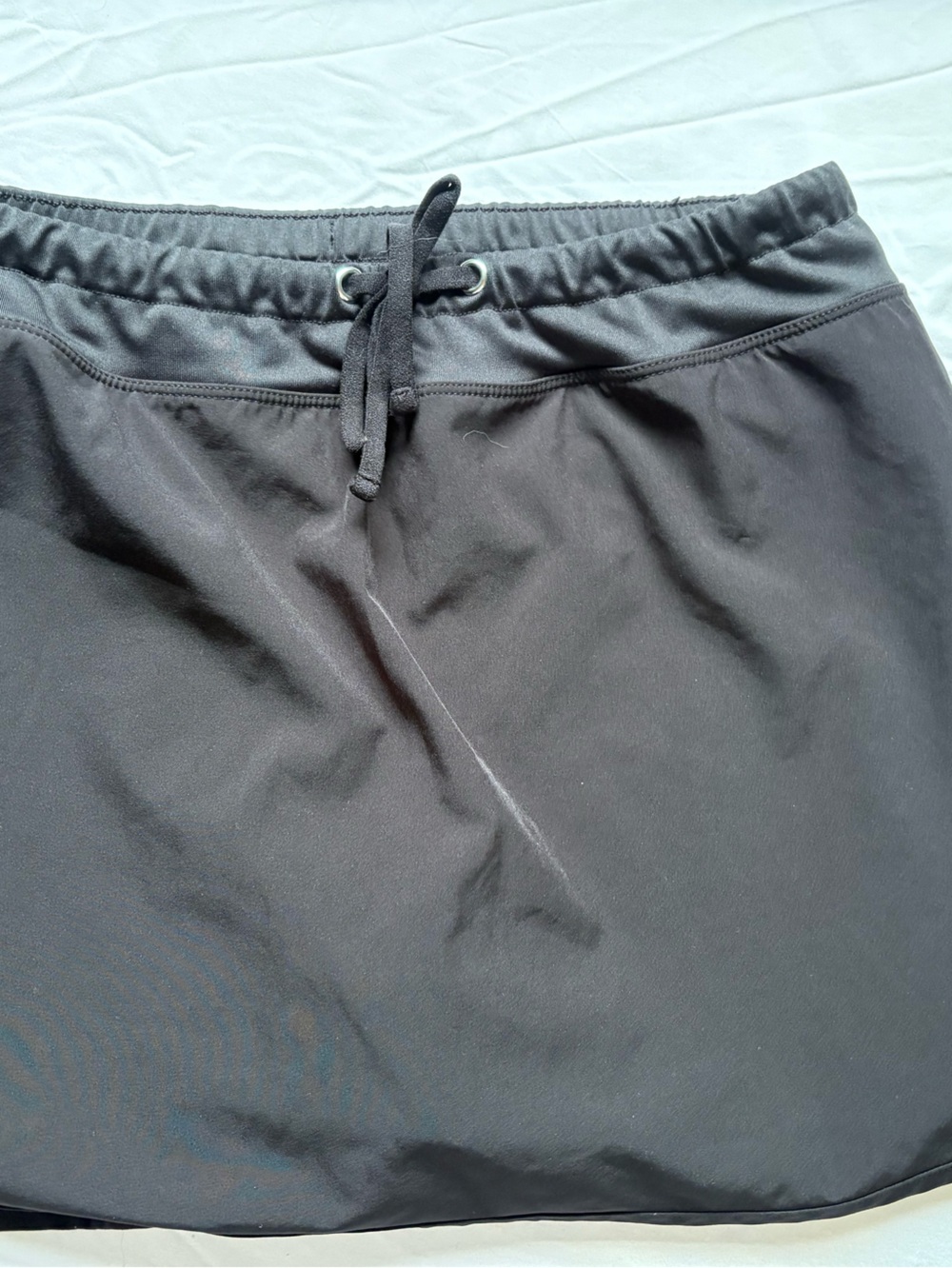 Athletic Works Black Drawstring Athletic Skort
